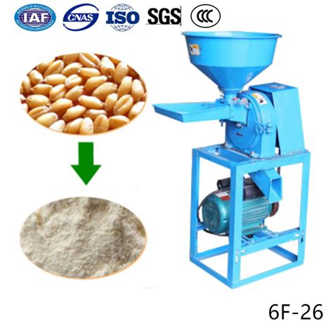 Mini Agricultural Paddy Rice Mill Grain Wheat Maize Corn Grain Flour Milling Machine Wheat