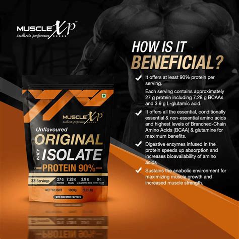 Buy Musclexp Original Whey Isolate Protein With Digestive Enzyme