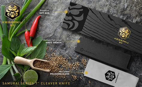 Amazon Kessaku Meat Cleaver Butcher Knife Inch Samurai