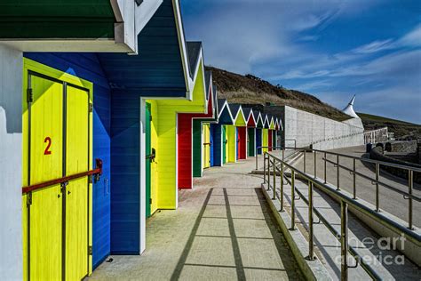 Beach Huts At Barry Island Photograph by Steve Purnell