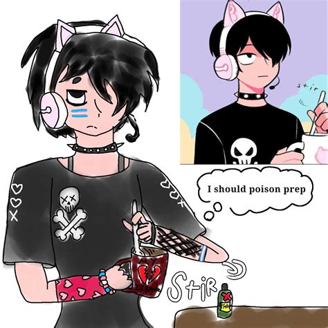 Goth From The Webtoon Boyfriends Make A Boyfriend Webtoon Boyfriend