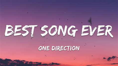 Best Song Ever One Direction Lyrics YouTube