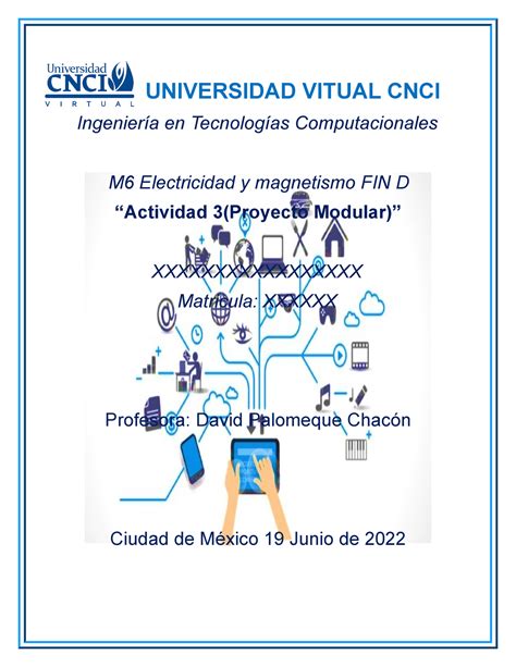 Actividad M Electricidad Y Magnetismo Sub Universidad Vitual Cnci