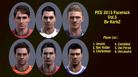 Pes Modif Pes Facepack Vol By Karkz