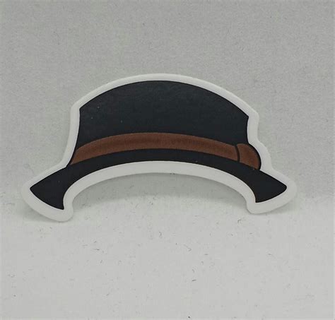 Bungo Stray Dogs Chuuya Hat Inspired Vinyl Sticker Etsy