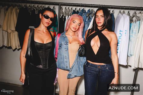 Anastasia Karanikolaou Sexy Flashes Her Hot Tits In A Sultry Sheer Top At Venroy Melrose Event