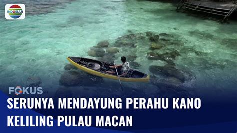 Main Kano dan Snorkeling dengan Pemandangan Indah di Pulau Macan | Fokus - INDOSIAR | Vidio