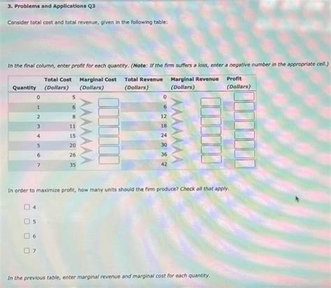 Solved 3 Problems And Applications Q3 Consider Total Cost Chegg