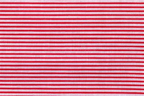 Red And White Horizontal Striped Fabric Texture Stock Image Image Of