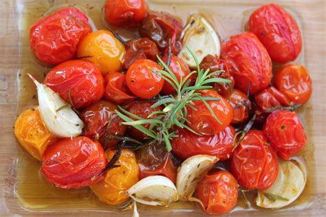 Bruschetta De Tomates Cherry Confitados Al Horno Con Aove Cocinando