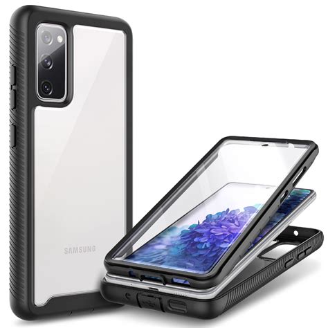 For Samsung Galaxy S20 Fe 5g Case With Built In Screen Protector Nagebee Full Body Protective