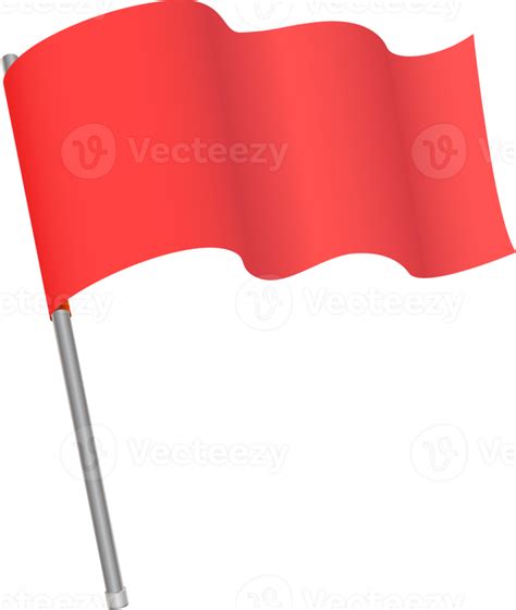 Red Flag Symbol Icon 19003851 Png