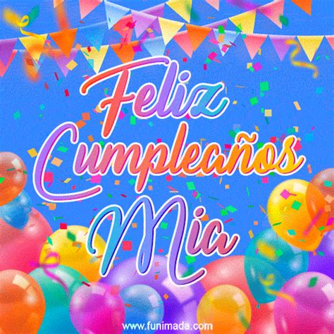 Feliz Cumpleaños Mia 