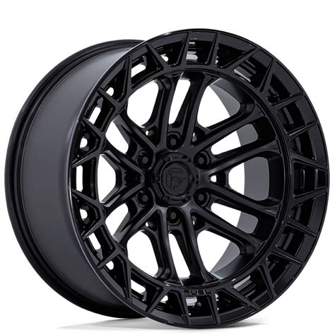 20" Fuel Wheels FC874MB Celsius Matte Black with Gloss Black Lip Off-Road Rims #FL484-2