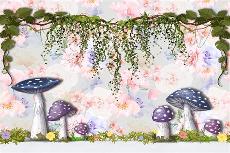 Fox Fairy Garden Vinyl Spring Backdrop – Foxbackdrop