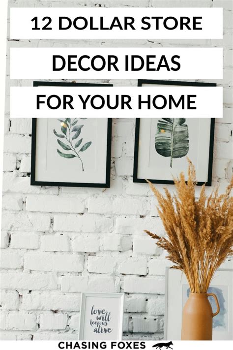 12 Cheap And Easy Dollar Store Decor Hacks Dollar Store Decor