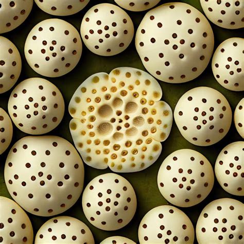 Lotus Seeds Texture Background, Many Small Holes, Trypophobia Abstract Generative AI ...