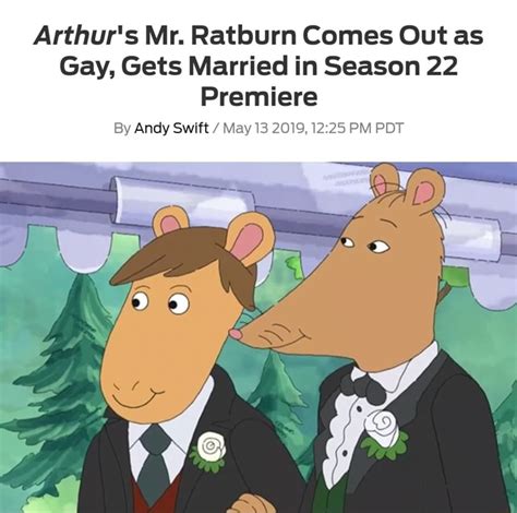 Arthur S Mr Ratburn Comes Out As Gay Gets Married In Season Premiere By Andy Swift May