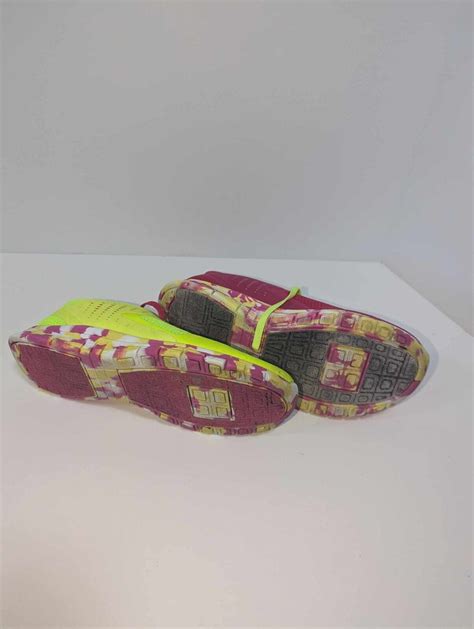 Danskin Now Bright Neon Yellow And Pink Sneakers Size 7 5 Ebay