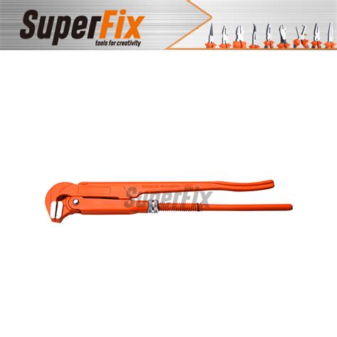 Double Handle Pipe Wrench With Bent Nose Pliers