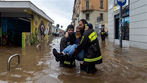 Heftiges Unwetter sorgt für Überschwemmungen in Mailand