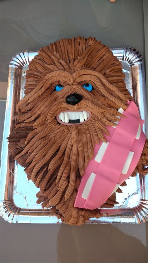 Chewbacca Cake Lasprimasbolleras Fiesta Starwars Pastel De