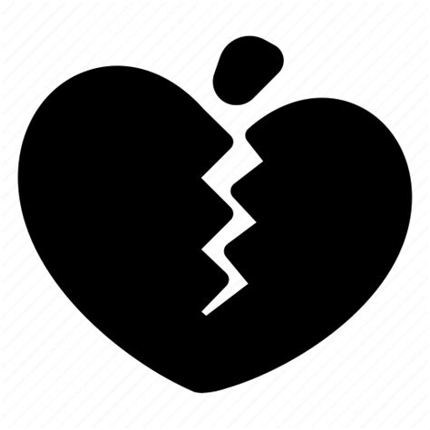 Broken Heart Love Icon Download On Iconfinder