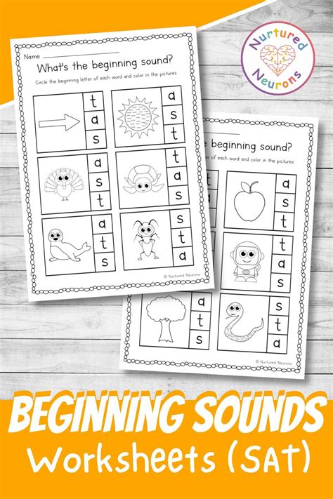 These Beginning Sounds Worksheets Are A Lovely Way To Help Practice And Develop Those Early