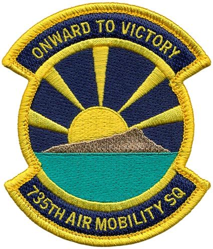 735th AIR MOBILITY SQUADRON Flightline Insignia