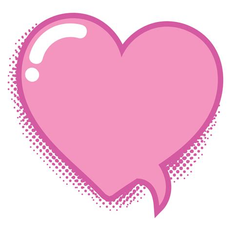 Heart Speech Bubble Vector Art At Vecteezy