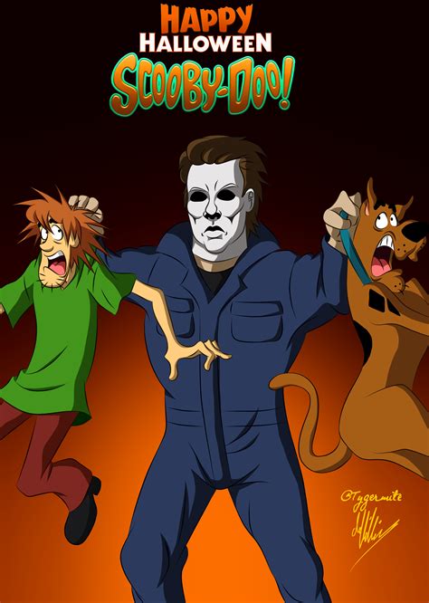 Scooby Doo Meets Michael Myers Fanart By Me R Halloweenmovies