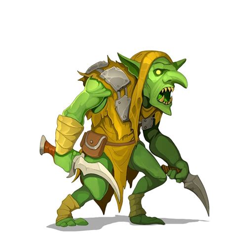 ArtStation Goblin Rogue Alekzander Zagorulko Mythical Creatures