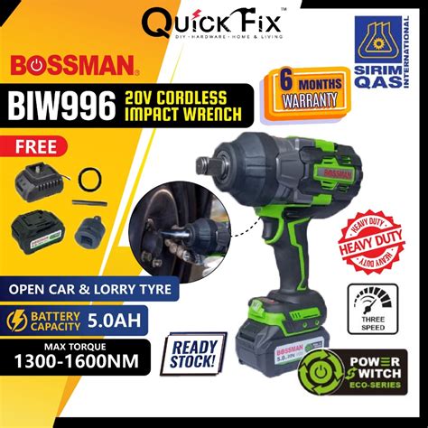 Quickfix New Bossman Biw V Li Ion Battery Cordless