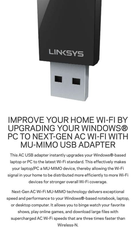 Linksys Max Stream Ac600 Wi Fi Micro Usb Adapter Computers And Tech Office And Business Technology