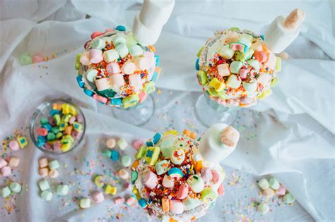 Lucky Charms Milkshake For St Patricks Day By Gabriella