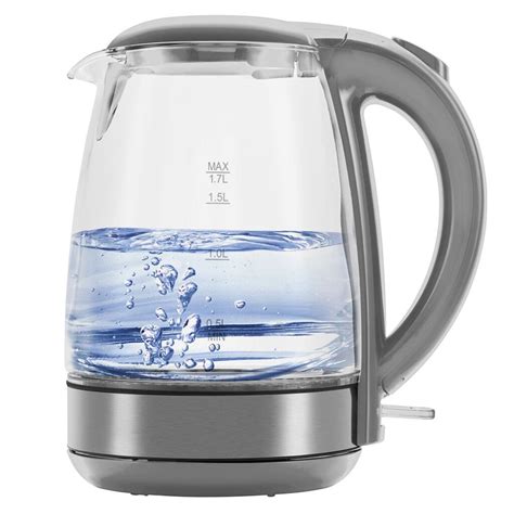 Чайник электрический Polaris, PWK 1719CGL, 1.7 л, 1850 Вт, скрытый ...