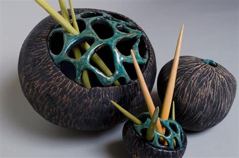 Jenni Ward Ceramic Sculpture Seed Pod Series Ceramic Sculpture