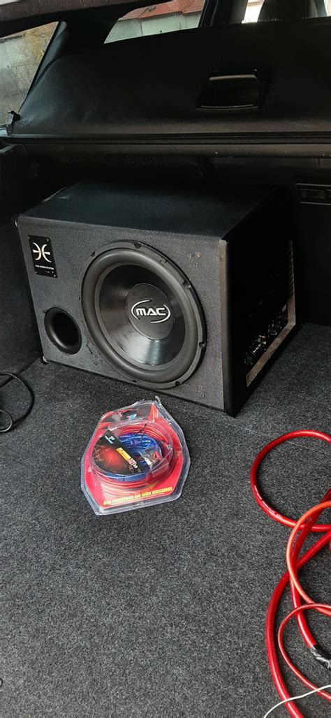 Буфер Mac audio 1200w +усилитель+провода 1500w= 125 евро