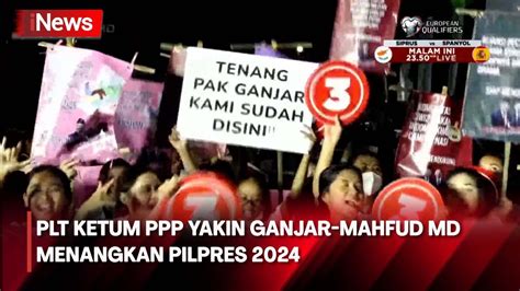 Plt Ketum Ppp Yakin Pasangan Ganjar Mahfud Md Menangkan Pilpres