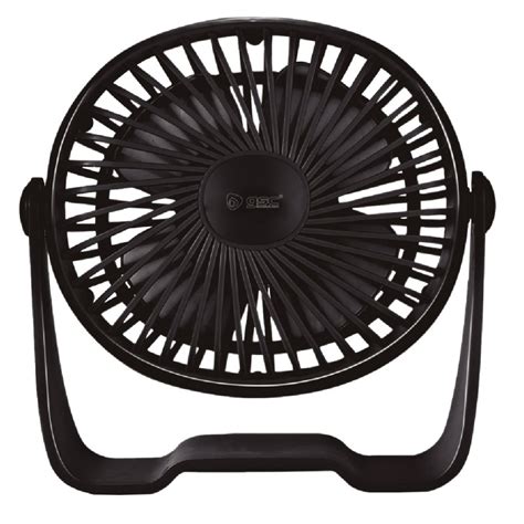 Mini Ventilador De Sobremesa Alua Usb Negro Gsc