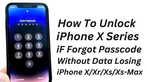 How To Unlock IPhone X Series Passcode IF Forgot IT Unlock IPhone X Xr