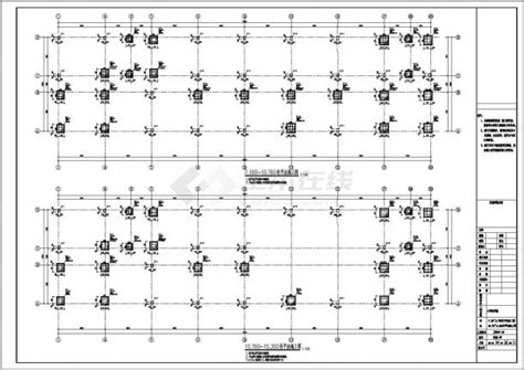 四层框架结构小学教学楼结构施工图（含建筑图）教育建筑土木在线