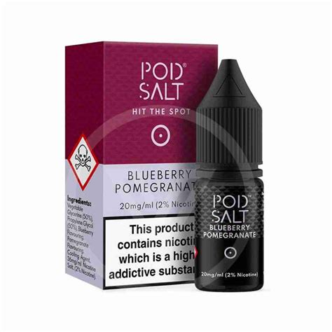 POD SALT BLUEBERRY POMEGRANATE 10ML Vapes Direct Pk