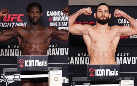 Jared Cannonier Vs Nassourdine Imavov Round By Round Updates Ufc