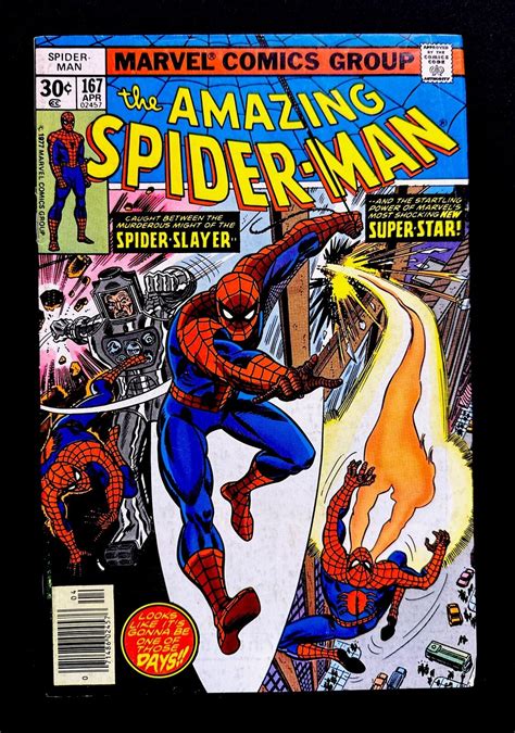 Marvel Comics Amazing Spider Man Volume 1 Book 167 Lower Mid Grade 1977 Ebay