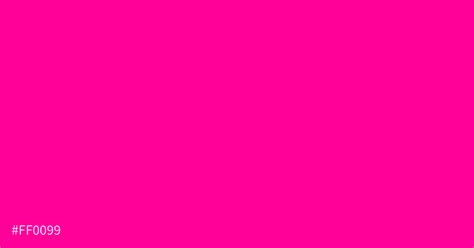 #ff0099 Hex Color (Shades & Complementary Colors)