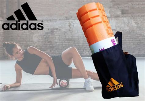 Ролик Adidas 45 см+ЧЕХОЛ/массажный валик-роллер для массажа спины, ног ...