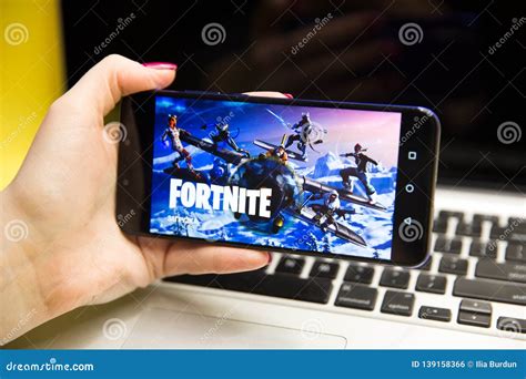 Fortnite Video Game And Playstation 4 Controller Editorial Photo