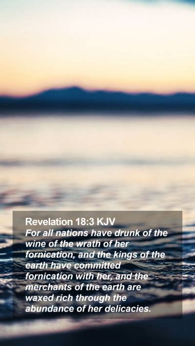 Revelation 18 3 KJV Mobile Phone Wallpaper For All Nations Have Drunk