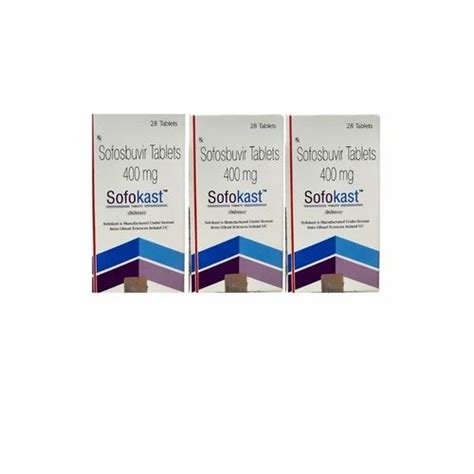 Sofokast Tablets Mg Sofosbuvir At Rs Bottle Sofosbuvir